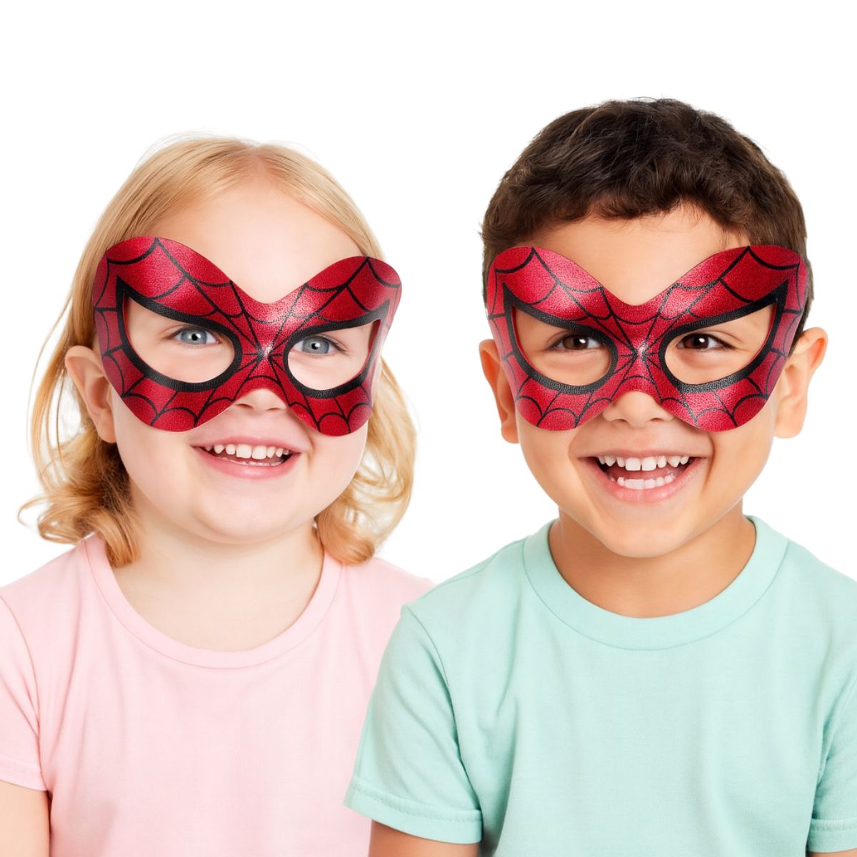 Antifaz Spiderman Rojo Niño y Niña - Louicid