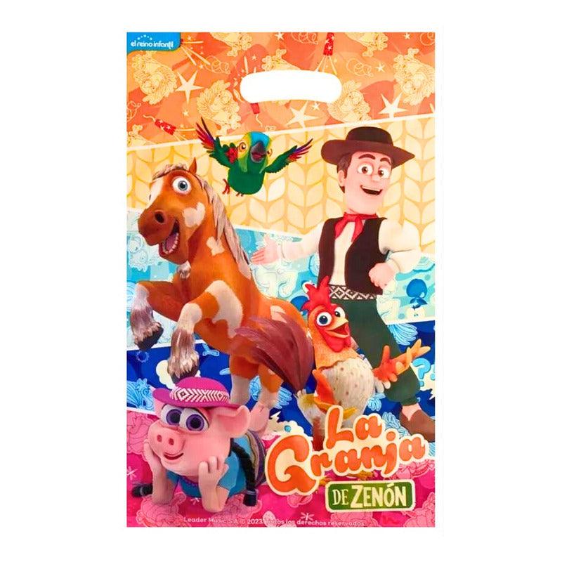 Bolsas para Dulces La Granja de Zenón 6 Unidades Cotillón Infantil - Louicid