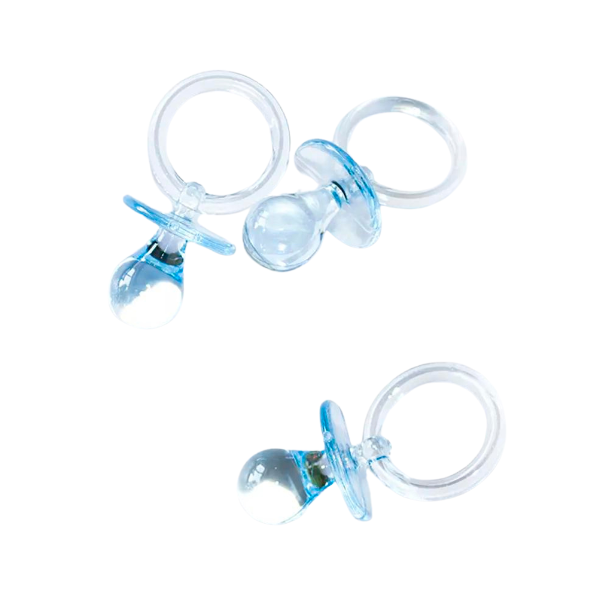 Chupetes Celeste 12pcs Recuerdo De Baby Shower - Louicid