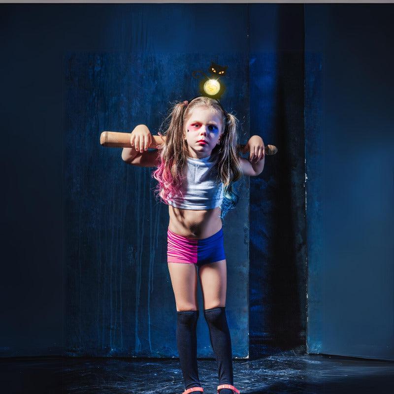 Cintillo Gato Negro Con Luces Led Accesorio Para Halloween - Louicid