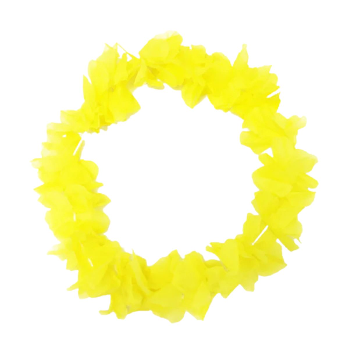Collar Hawaii Fluor Colores 45 Cm Amarillo - Louicid
