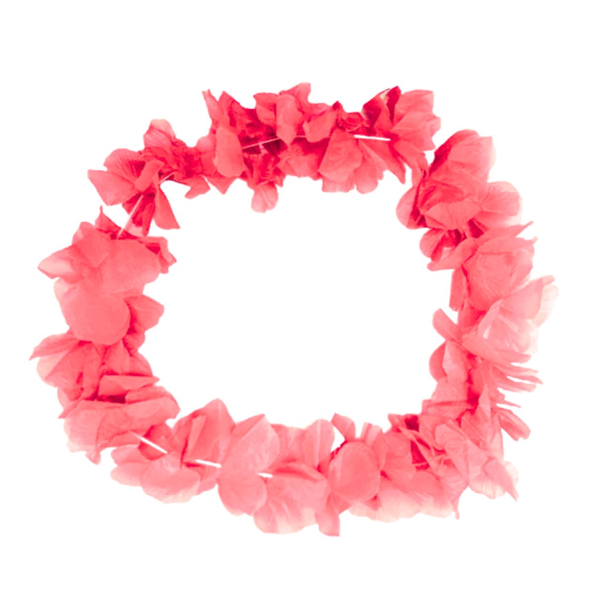 Collar Hawaii Fluor Colores 45 Cm Fucsia - Louicid