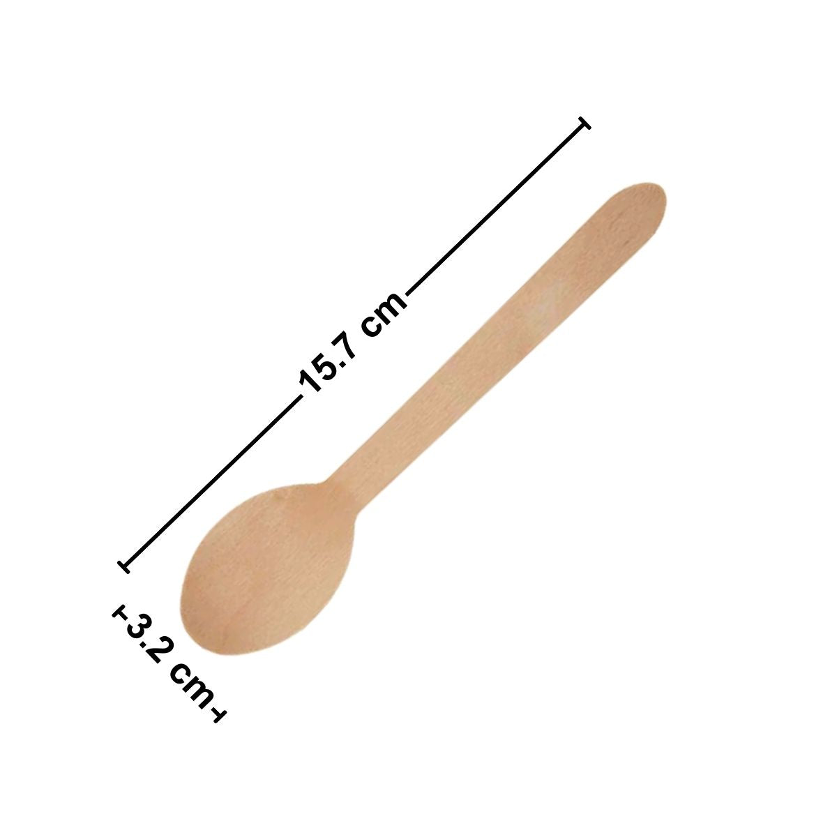 Cucharas de Madera Ecológicas 10pzas Medidas - Louicid