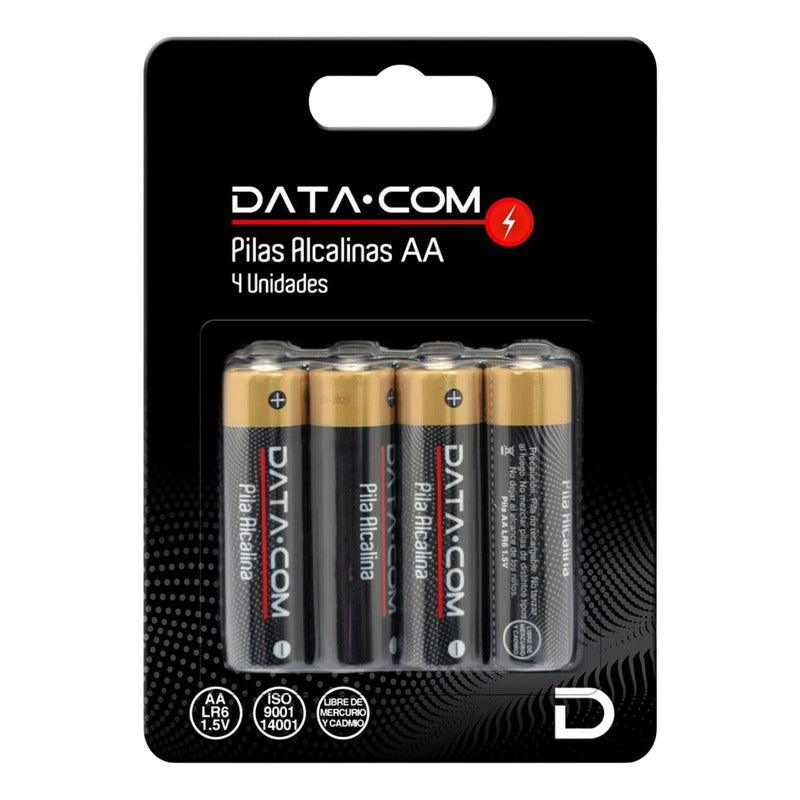Pila Alcalina AA Display 4 Unidades 1.5v Libre de Mercurio y Cadmio - Louicid
