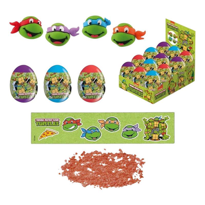 Pack 12 Huevos Sorpresas Tortuga Ninja Figura & Caramelo - Louicid