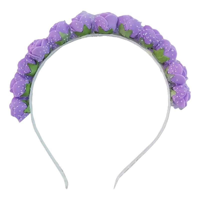 Set De 4 Cintillos Con Rosas Para Celebraciones Glam - Louicid