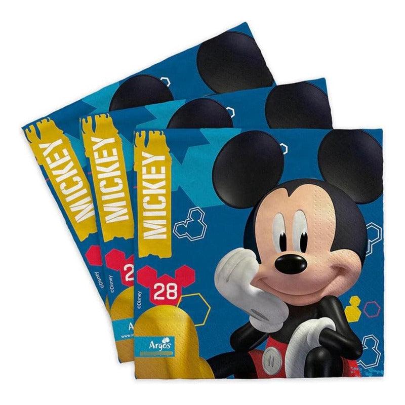 Servilletas De Papel Mickey Fun 12pcs Para Cumpleaños Argos - Louicid