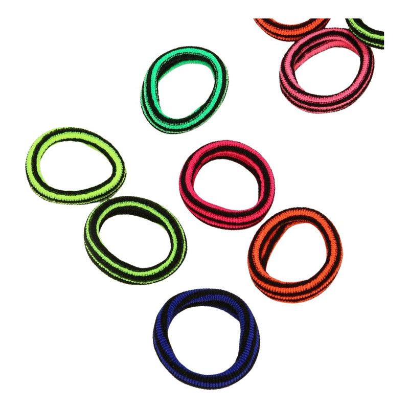 Set 50 Colet Accesorio Para Cabello Rayas 2cm - Louicid