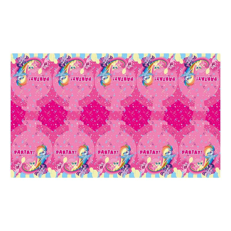Mantel Desechable My Little Pony 108x182cm Para Cumpleaños - Louicid
