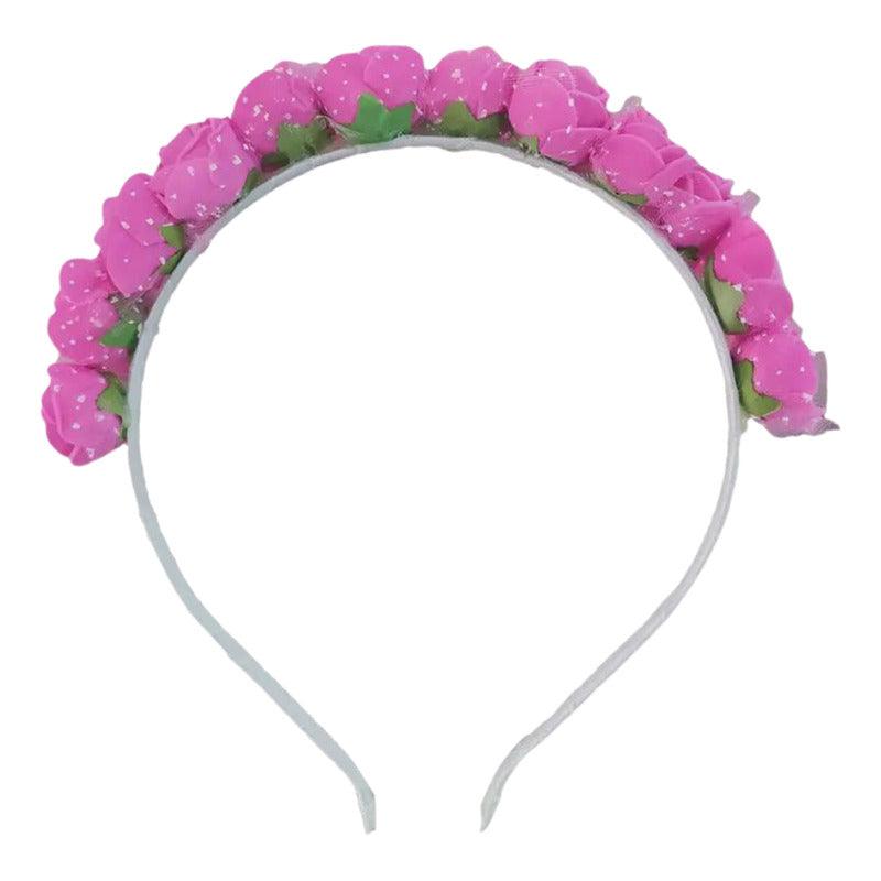 Set De 4 Cintillos Con Rosas Para Celebraciones Glam - Louicid