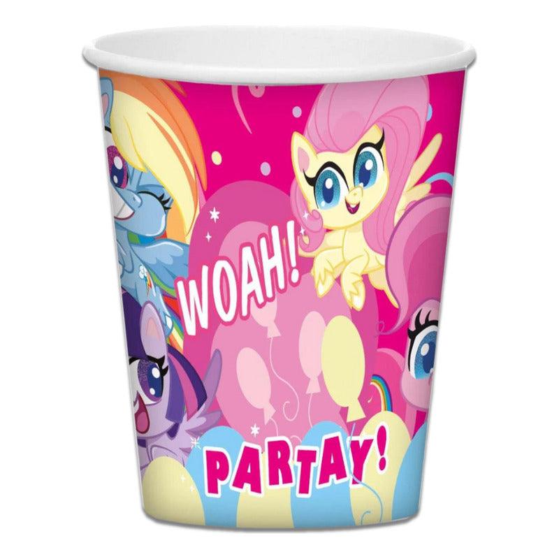 Set 6 Vasos My Little Pony 270cc Para Cumpleaños - Louicid