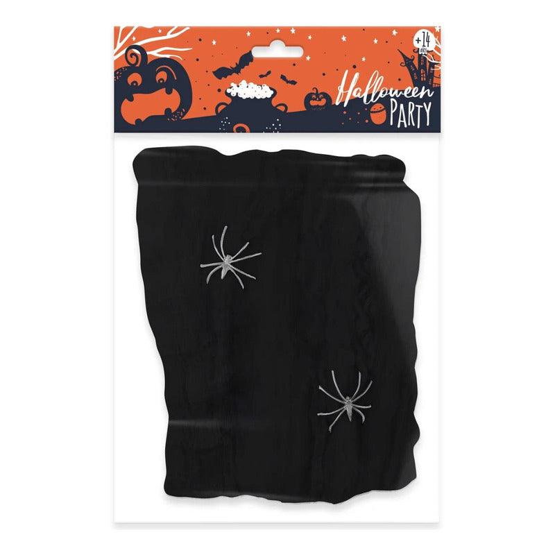 Set Telaraña 20gr Blanco Para Halloween Big Party - Louicid