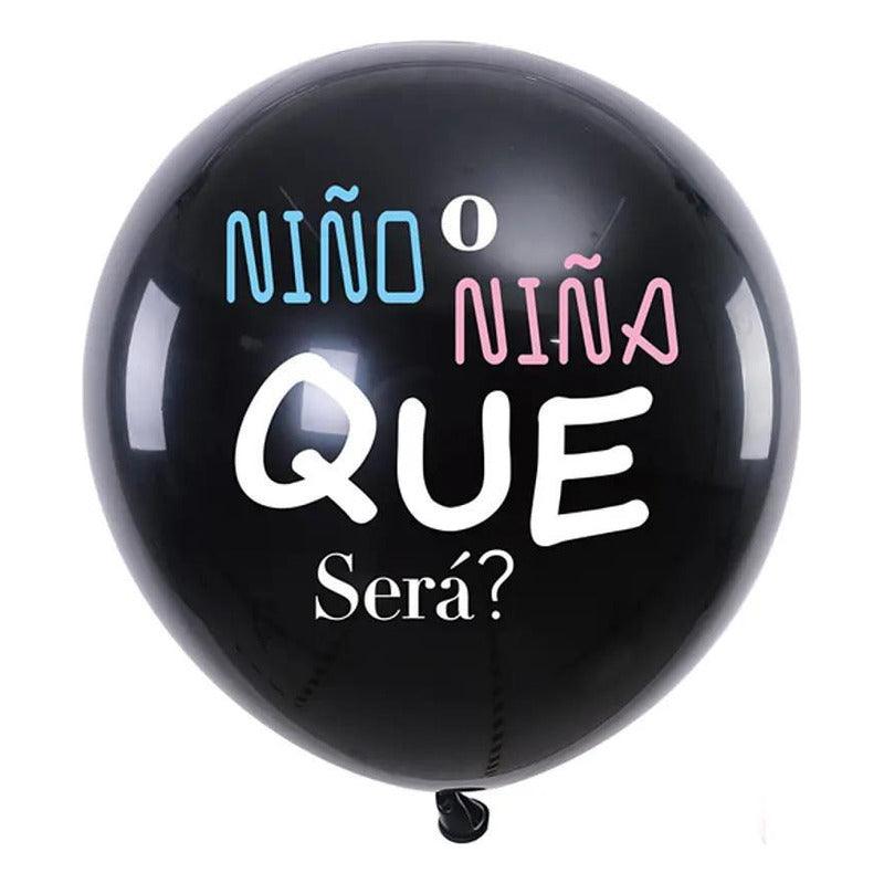 Globo Látex 45cm Revelación De Género Que Será - Louicid
