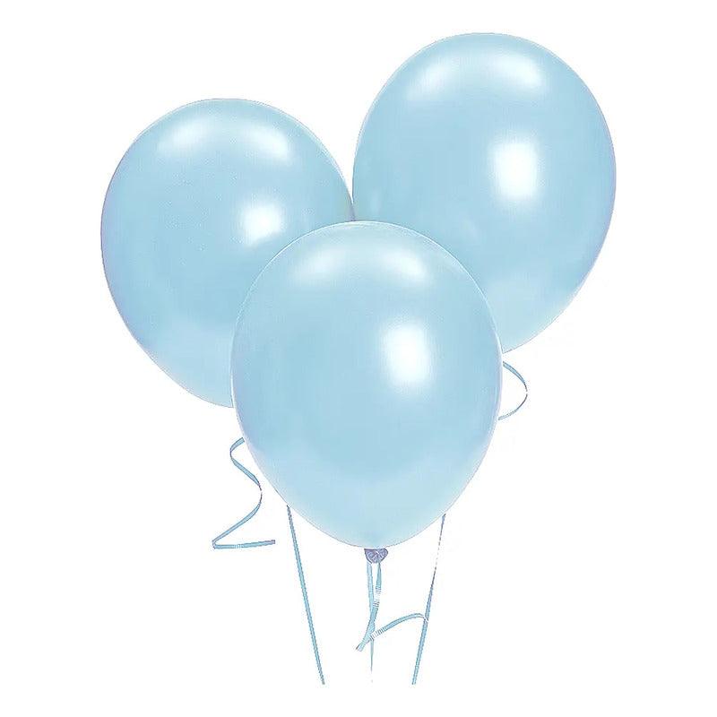 Globos Metalizados 25 Uds Colores Básicos Para Decoración - Louicid