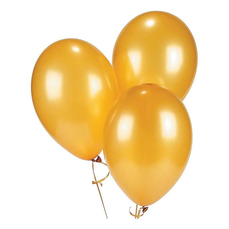 Globos Metalizados 25 Uds Colores Básicos Para Decoración - Louicid