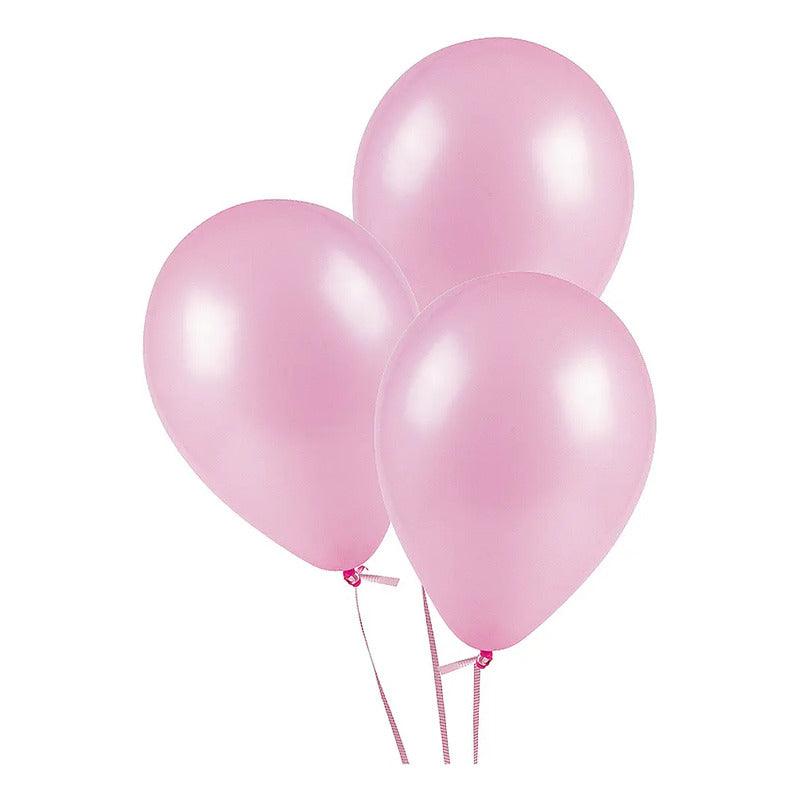 Globos Metalizados 25 Uds Colores Básicos Para Decoración - Louicid