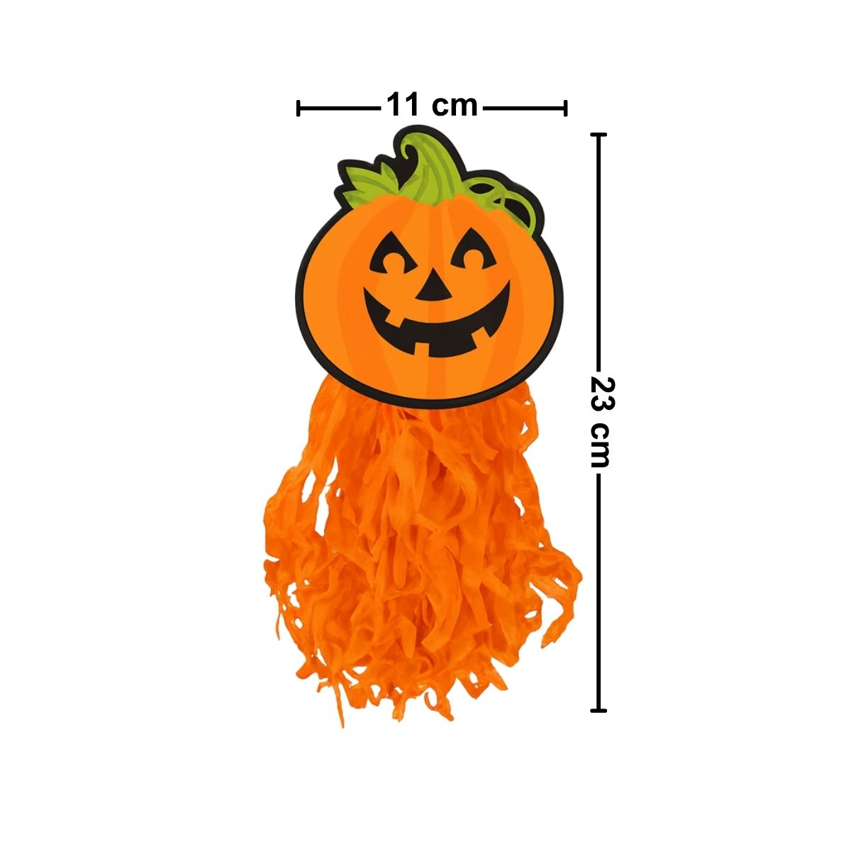 Guirnalda Halloween Con Porras Tricolor Calabaza - Louicid