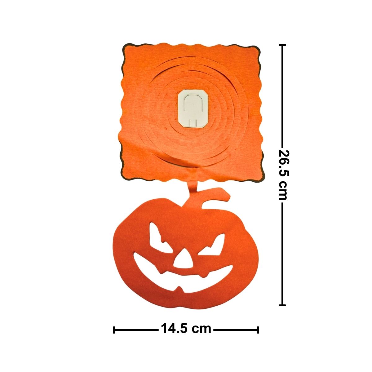 Guirnalda Papel Calabaza Halloween 2.6mts Medidas - Louicid