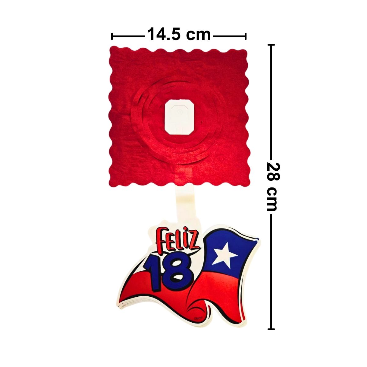 Guirnalda Rombo Feliz 18 2mts Fiestas Patrias Medidas - Louicid