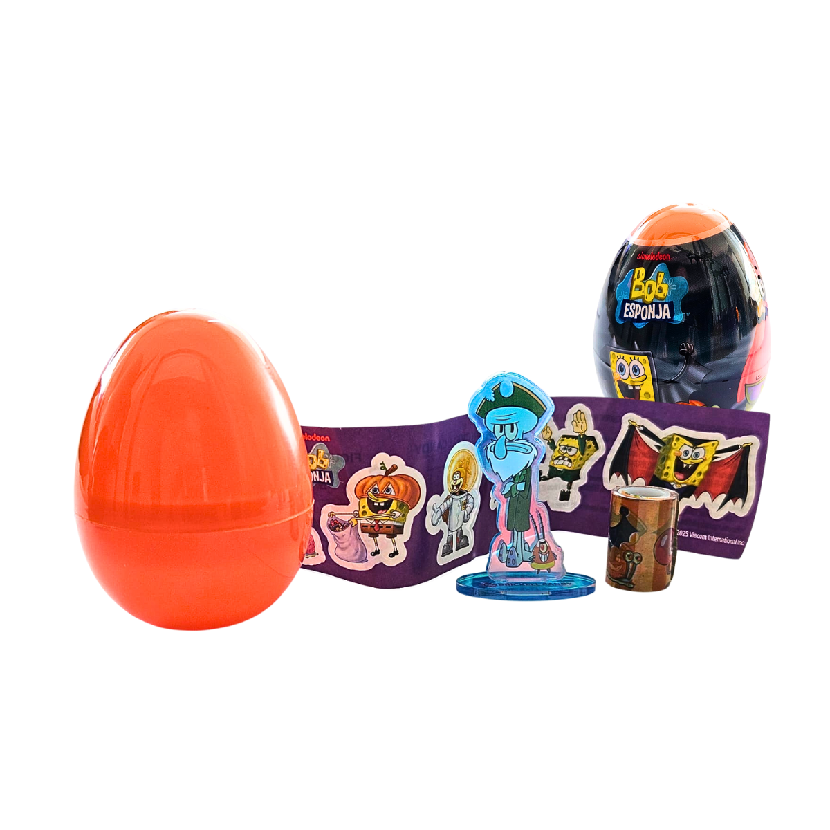 Huevo Sorpresa Bob Esponja Halloween Naranja - Louicid