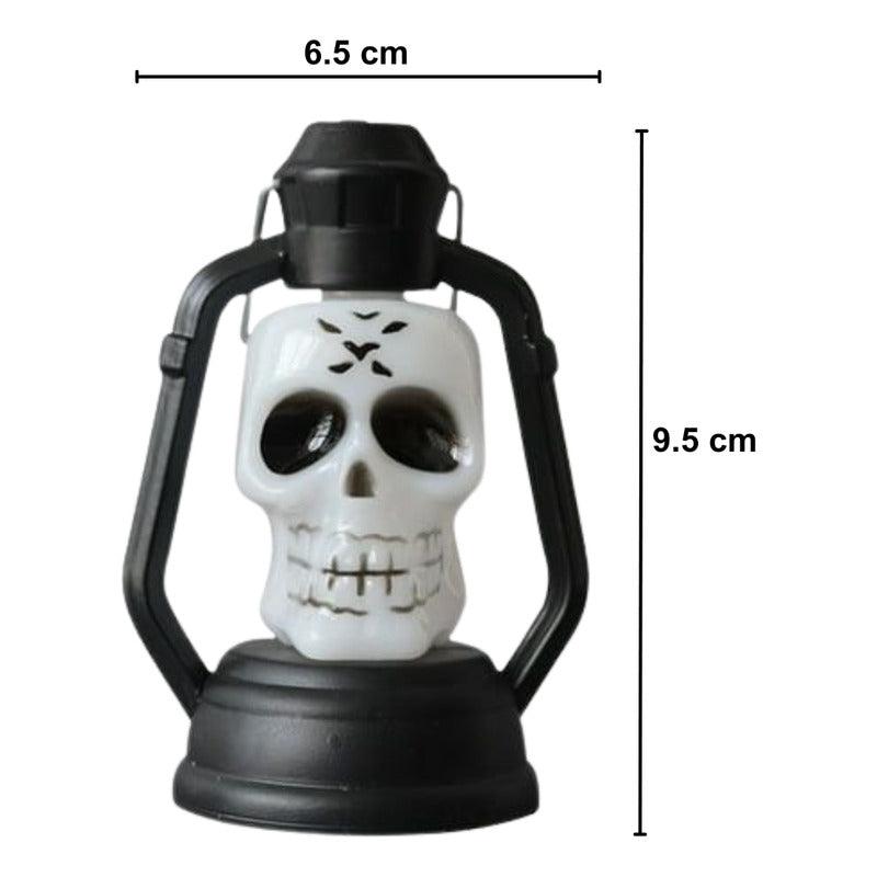Lampara Calavera Con Luz Led Decoración Para Halloween - Louicid