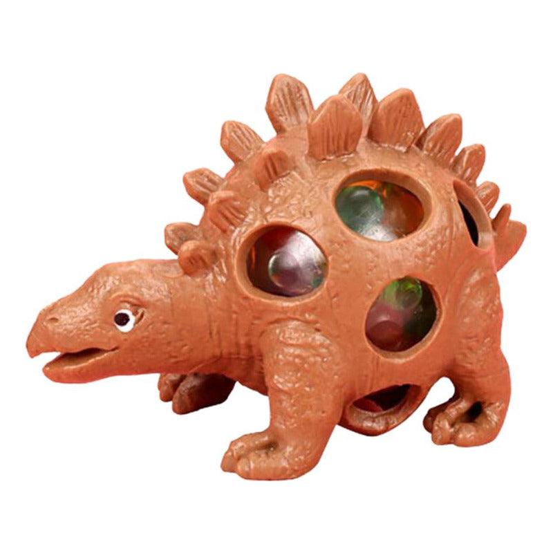 Pelota Antiestrés 3pcs Dinosaurios 10cm Surtidos Squish Ball - Louicid