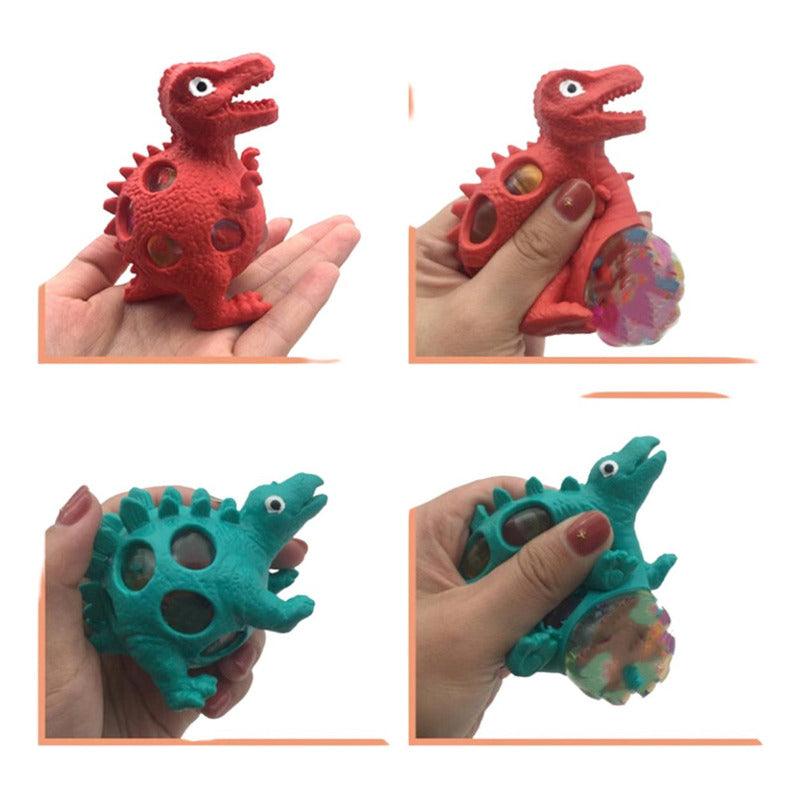 Pelota Antiestrés 3pcs Dinosaurios 10cm Surtidos Squish Ball - Louicid