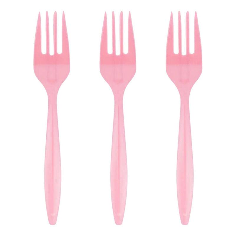 Set 20 Tenedores Plástico Desechable Para Celebraciones - Louicid