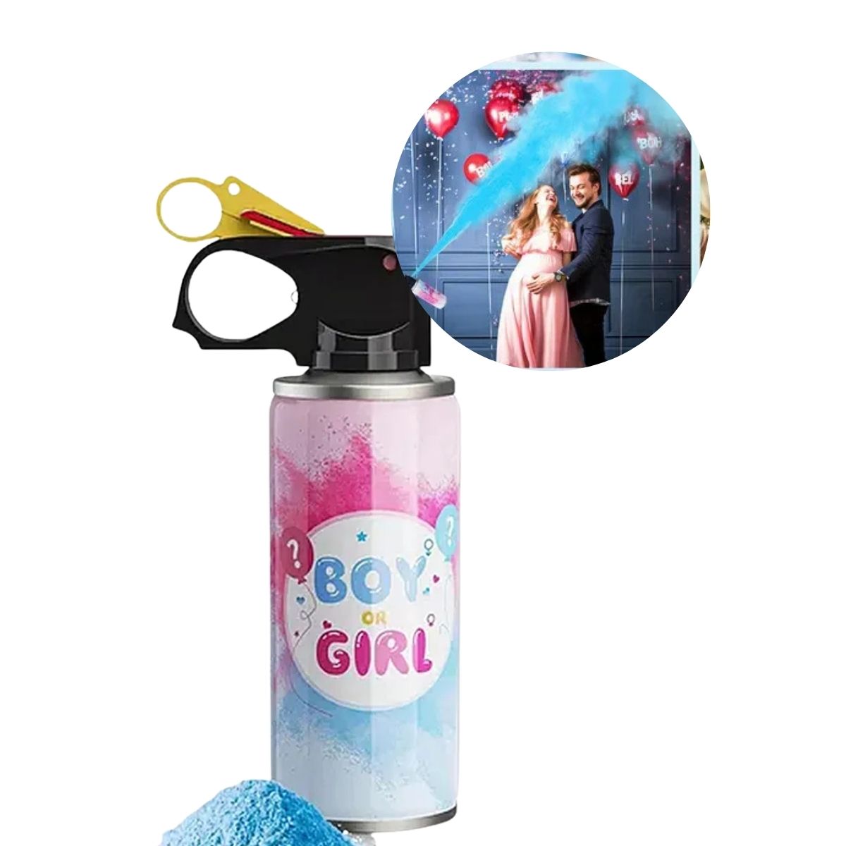 Spray Polvo Revelación De Género 100gr Celeste - Louicid