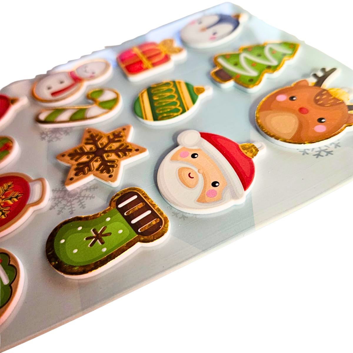 Sticker autoadhesivo Navideño Goma Eva Vision Lateral - Louicid