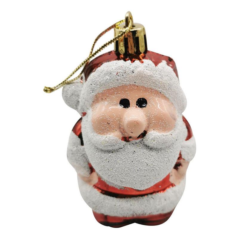 Set 2 Viejos Pascueros Adorno Navideño Para Arbolito - Louicid