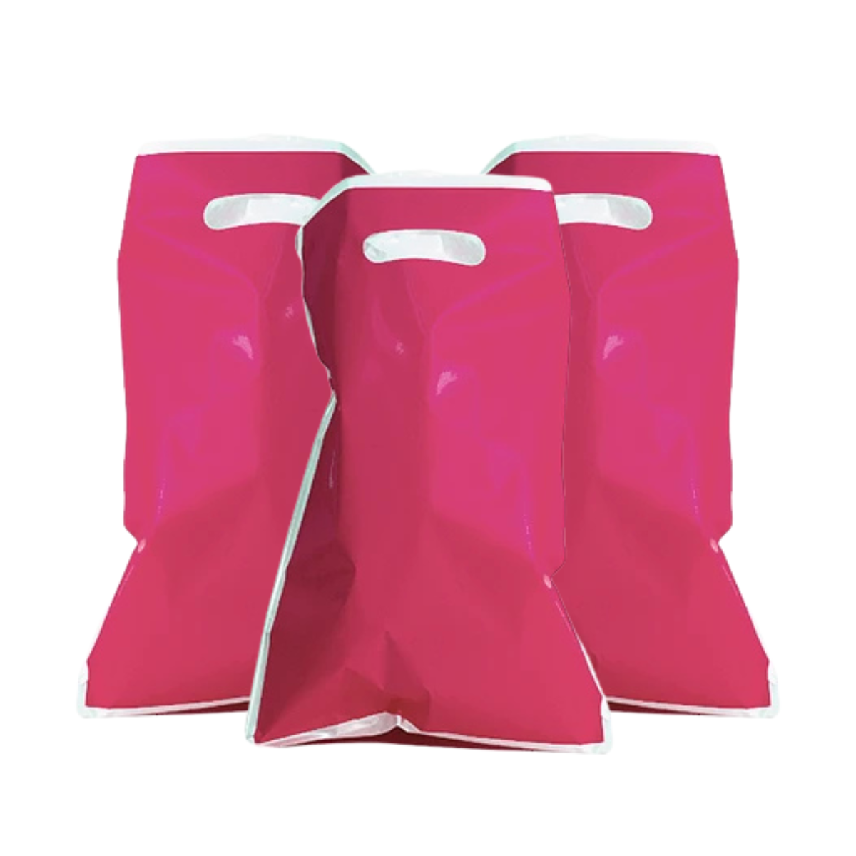 Bolsa para dulces color fucsia de 10 unidades para cumpleaños y celebraciones.