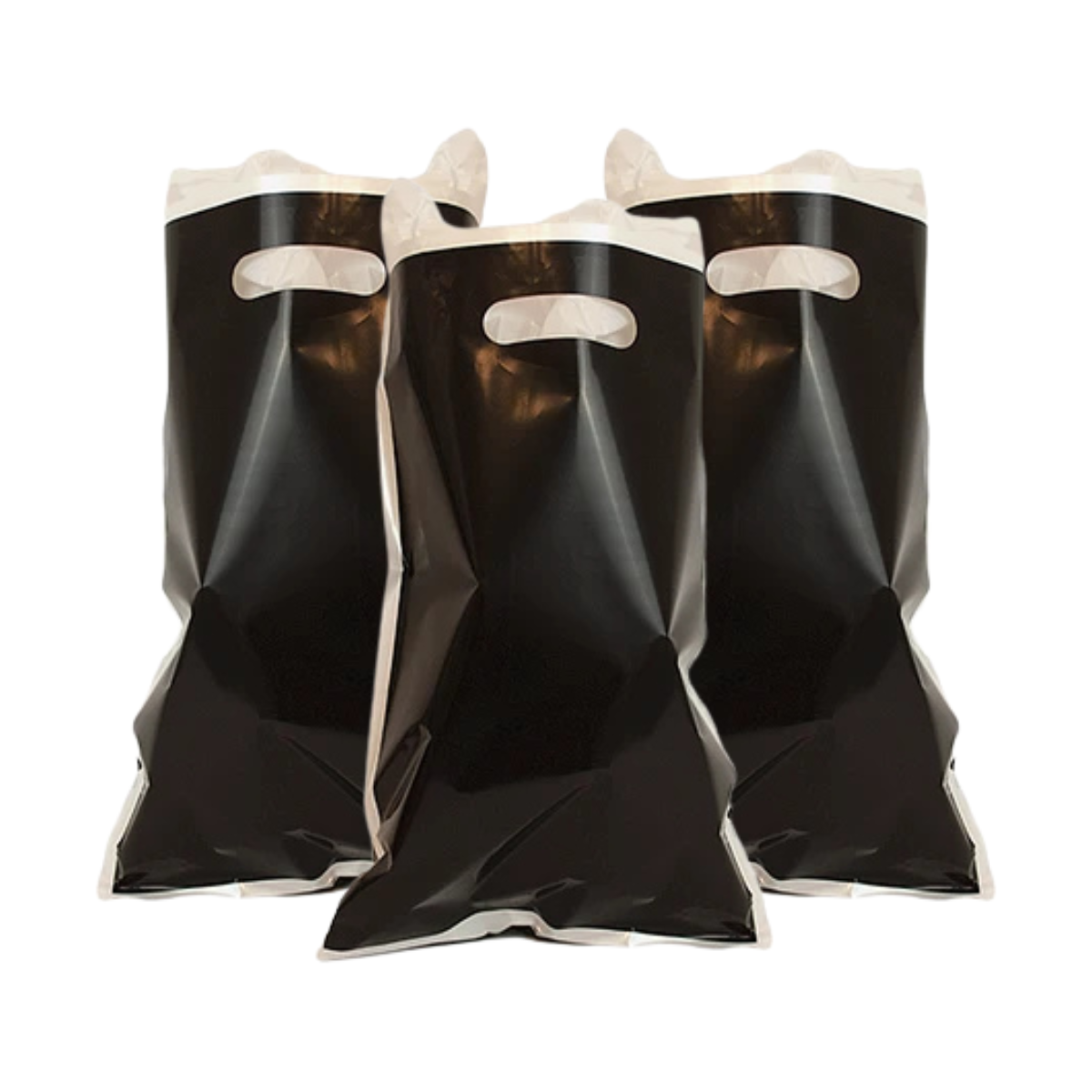 Bolsa para dulces color negro de 10 unidades para cumpleaños y celebraciones.