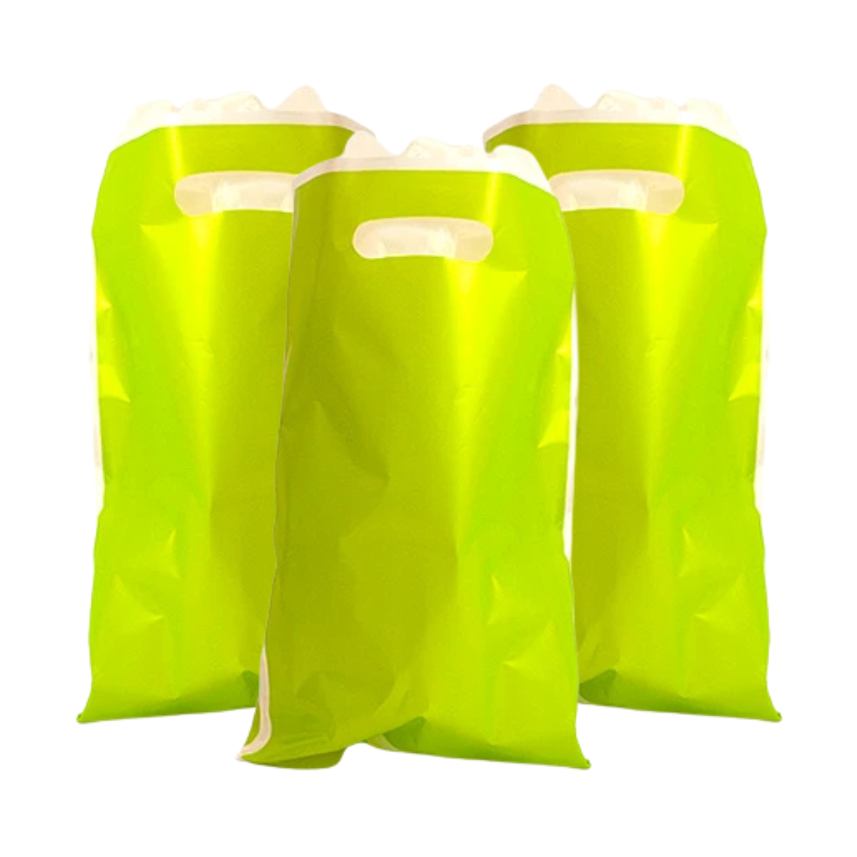 Bolsa para dulces color verde lima de 10 unidades para cumpleaños y celebraciones.