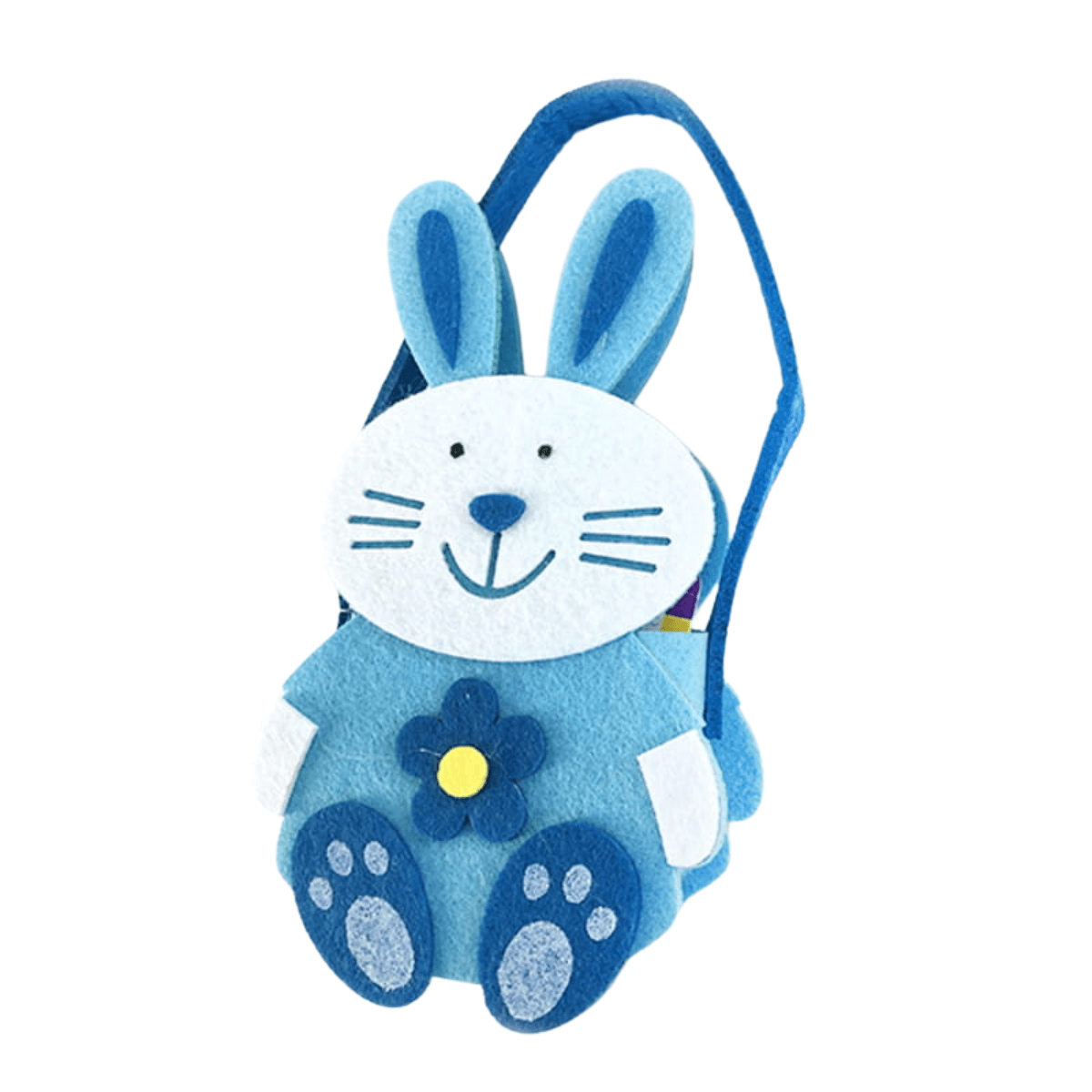 Canasto De Tela Conejo De Pascua 17cm Para Huevos - Louicid