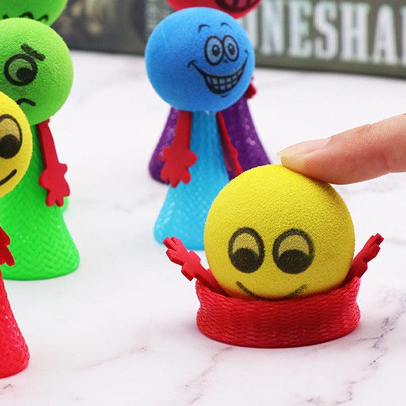 Juego interactivo con caritas saltarinas, opción divertida para fiestas infantiles - Louicid