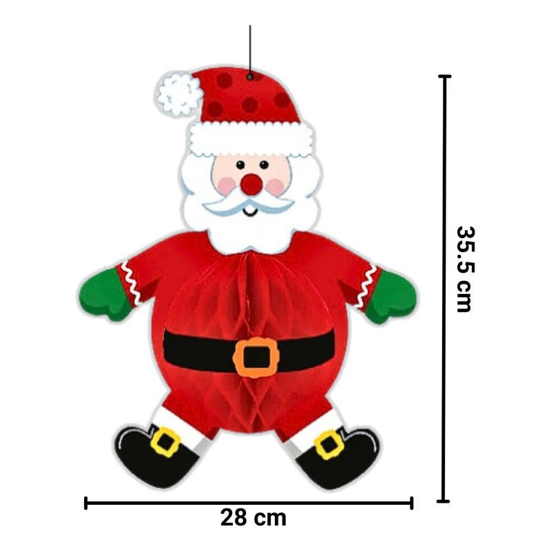 Colgante Viejo Pascuero 35x28cm Decoración Para Navidad - Louicid