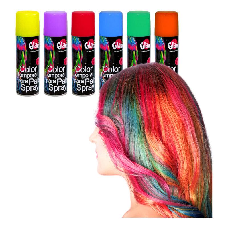 Pintura Spray Temporal Para Pelo De 185ml - Louicid