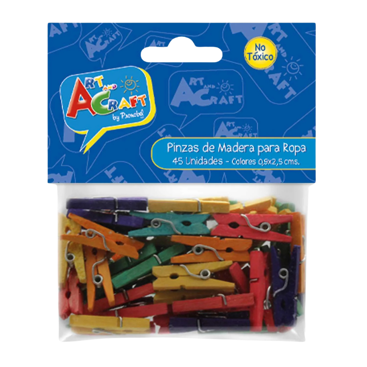 Pack 45 Mini Perros De Madera Colores 2,5 Cm Para Manualidades - Louicid