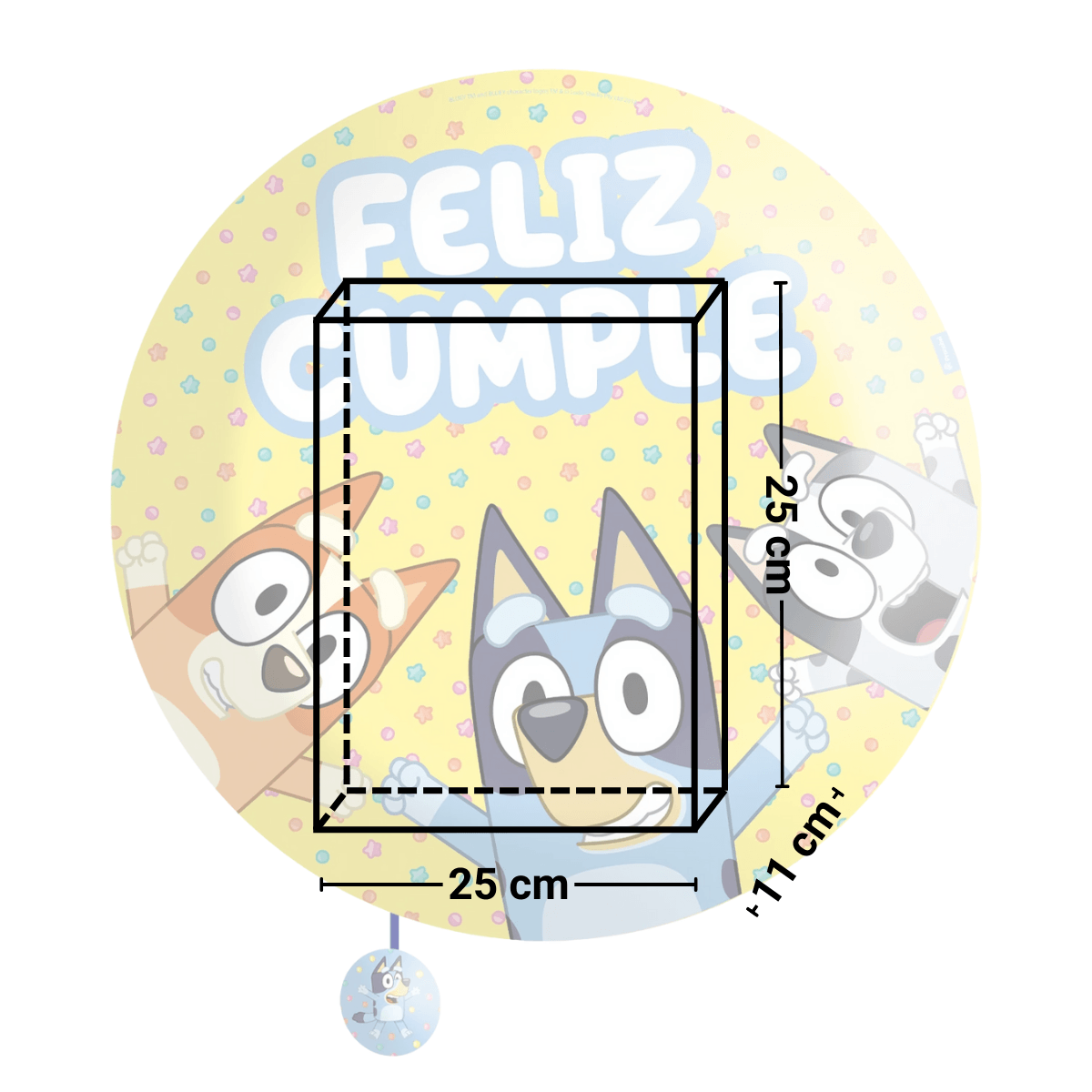 Piñata 3d Bluey Decoración Para Cumpleaños - Louicid