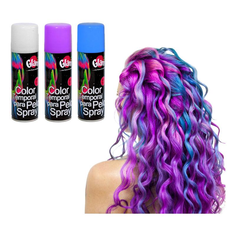 Pintura Spray Temporal Para Pelo De 185ml - Louicid
