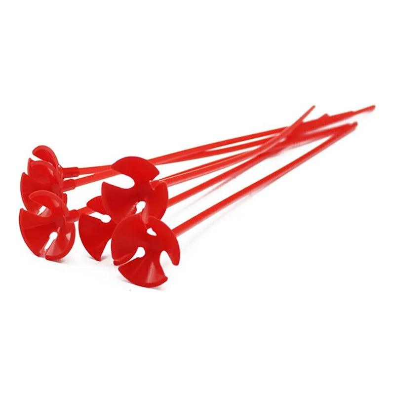 Pack 12 Varillas Para Globos De 42cm Decoración Fiesta - Louicid