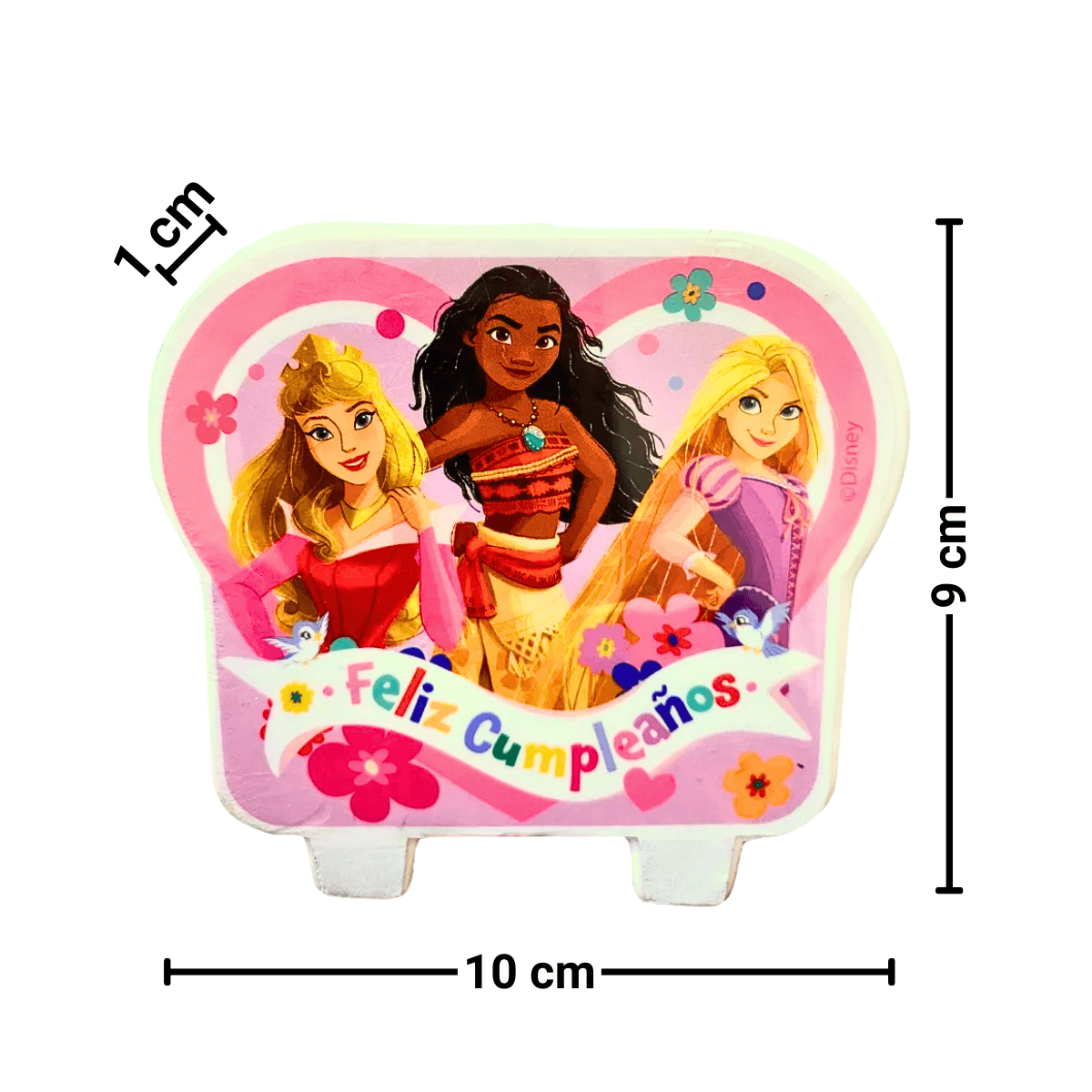 Vela De Princesas Disney Para Cumpleaños - Louicid