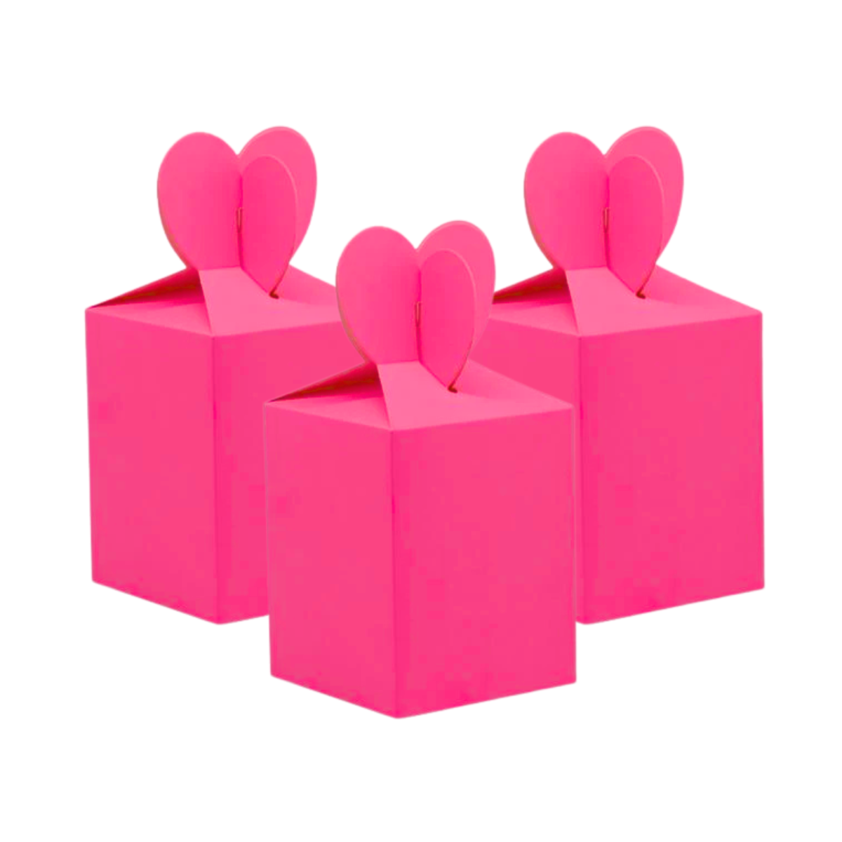 Set de 6 Cajitas Sorpresa Corazón Para Cumpleaños