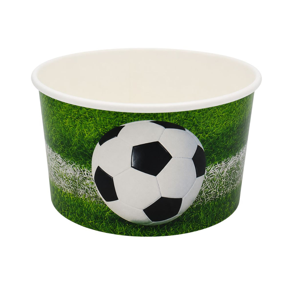 Potes Para Helado Fútbol 6 Unidades