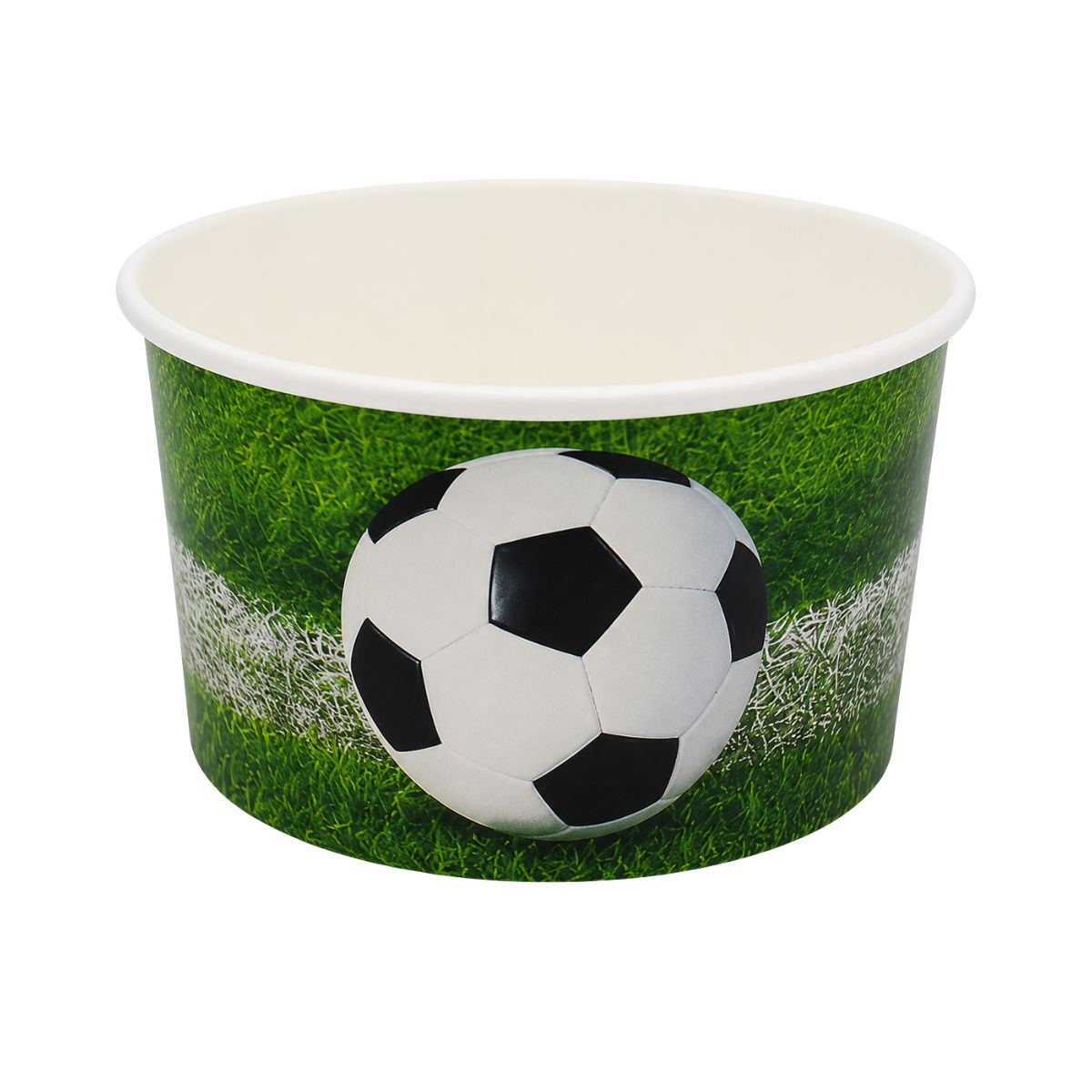 Potes Para Helado Fútbol 6 Unidades