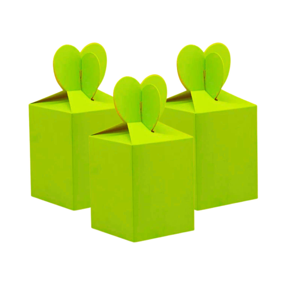 Set de 6 Cajitas Sorpresa Corazón Para Cumpleaños