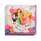 Set 12 Servilletas Princesas Disney 33x33cm Para Cumpleaños - Louicid