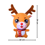 Peluche Reno Con Bufanda 34cm