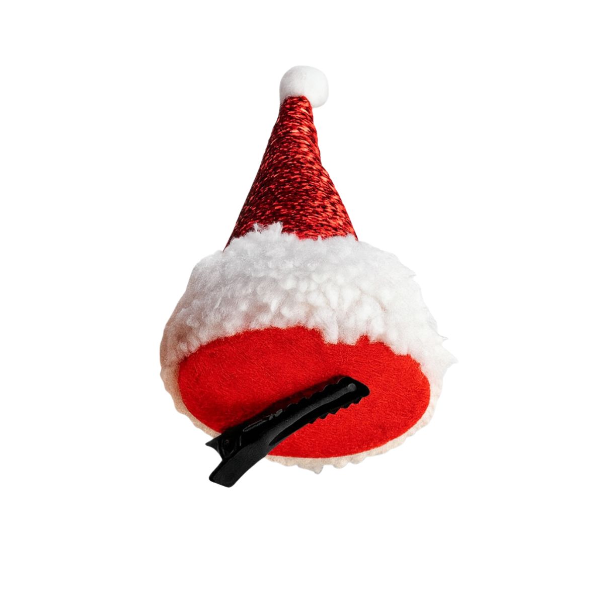 Mini Gorro Pascuero Con Pinza Navideña
